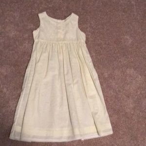 Cream flower girl dress NWOT